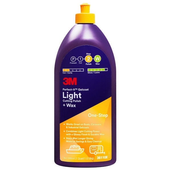 3M Perfect It Gelcoat Light Cutting Polish + Wax 946ml